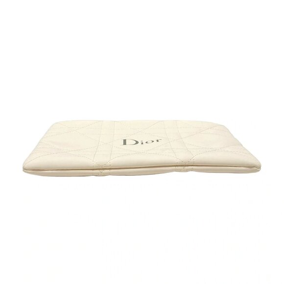 Dior Parfums Light Pink Silver Polyurethane Pouch bran-122-091025 - Picture 3 of 6